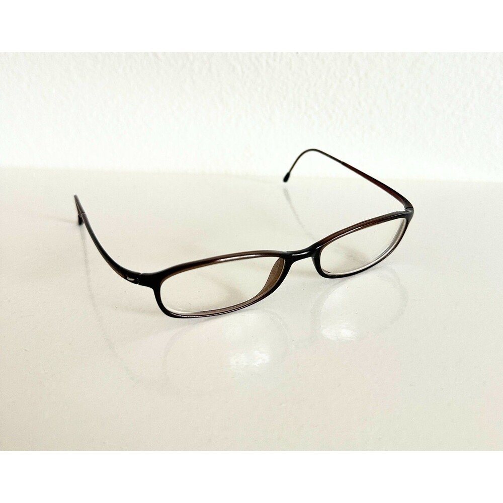 Silhouette SPX 2835 Eyeglasses 50mm Lens Oval Brown Unisex Made in Austria